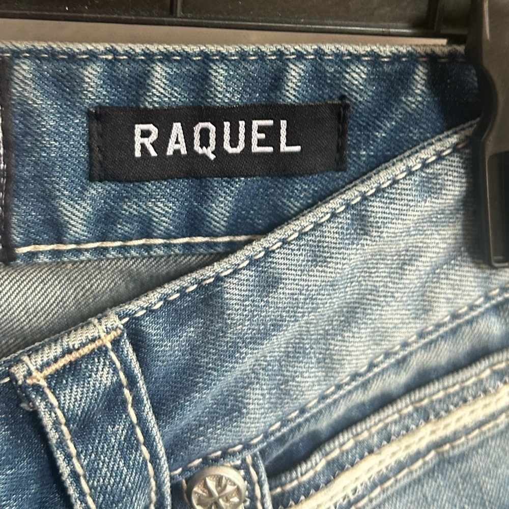 NWT Affliction Raquel Revival Women's Blue Jeans - Picture 5 of 11